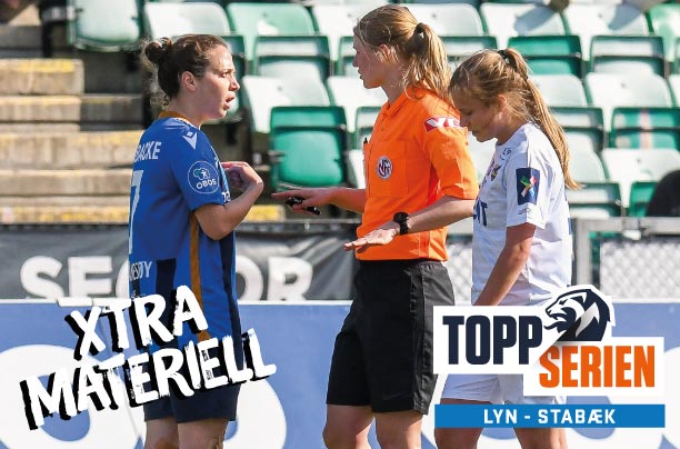 TOPPSERIEN 2019: før Lyn - Stabæk - XTRA!!